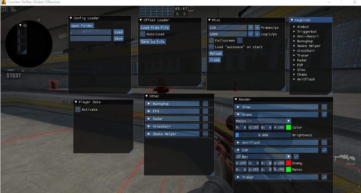 CSGO Pherial防闪透瞄外部作弊**V1.0.6.0