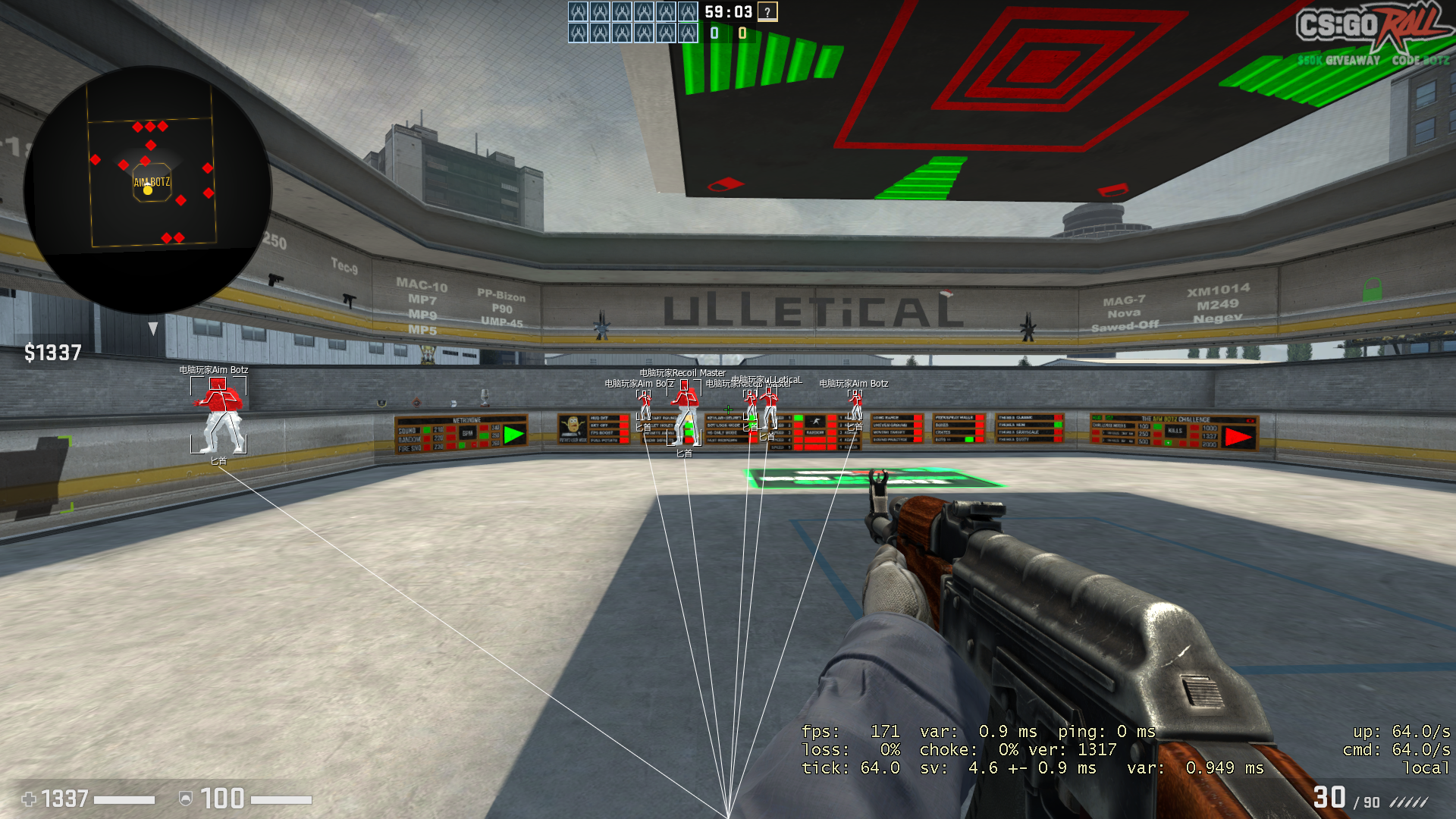 CSGO 官匹透视上色方块