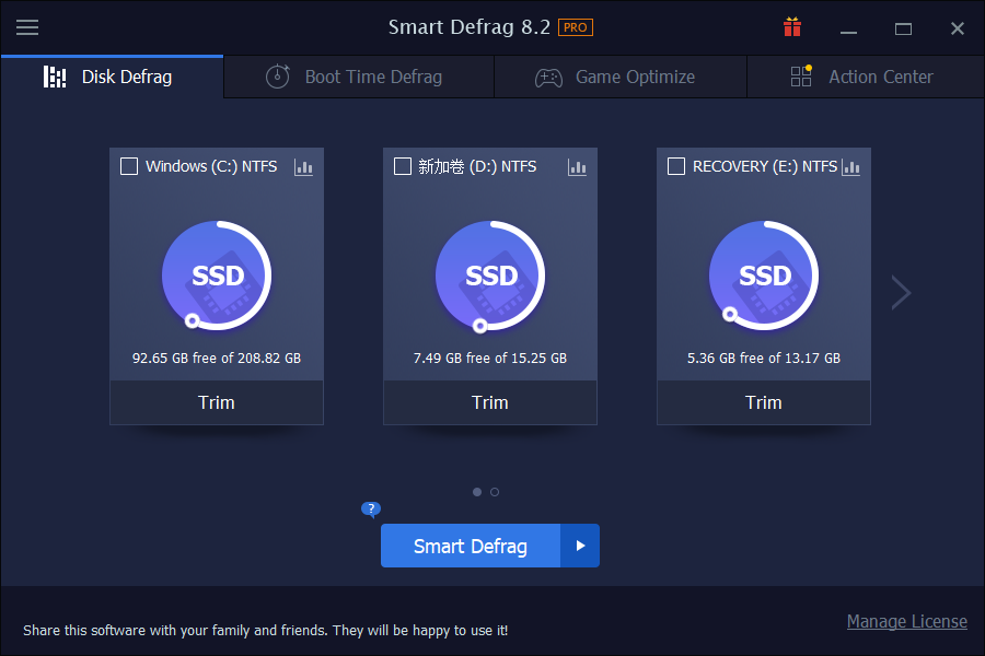 IObit Smart Defrag Pro v10.2.0.435