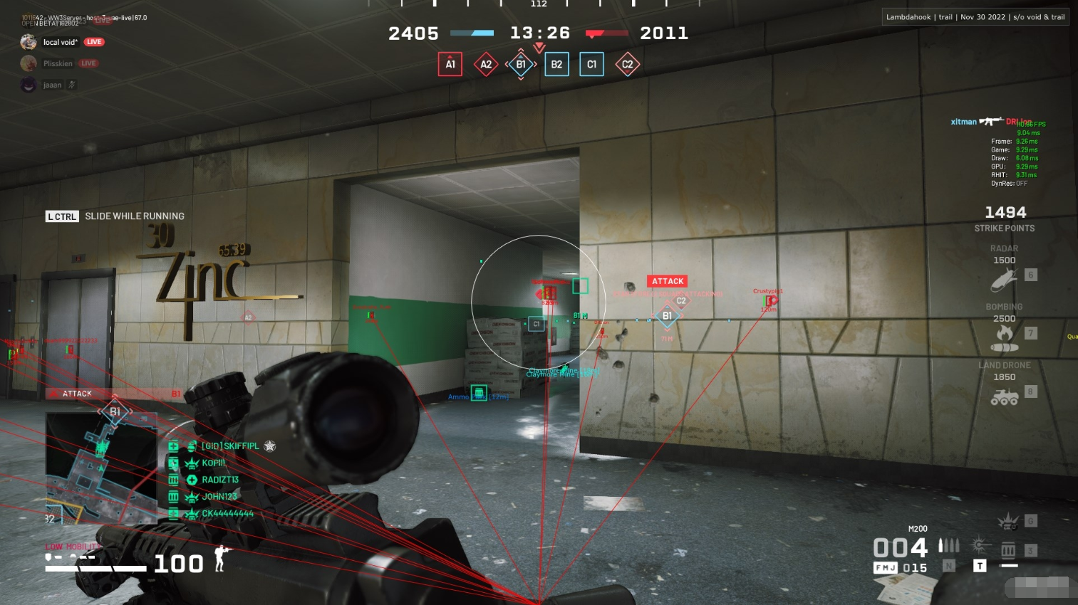 World War 3老外外部绘制自瞄**