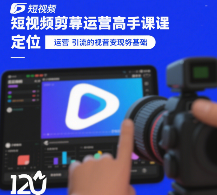 短视频剪辑运营高手课定位 运营 引|流 变现0基础
