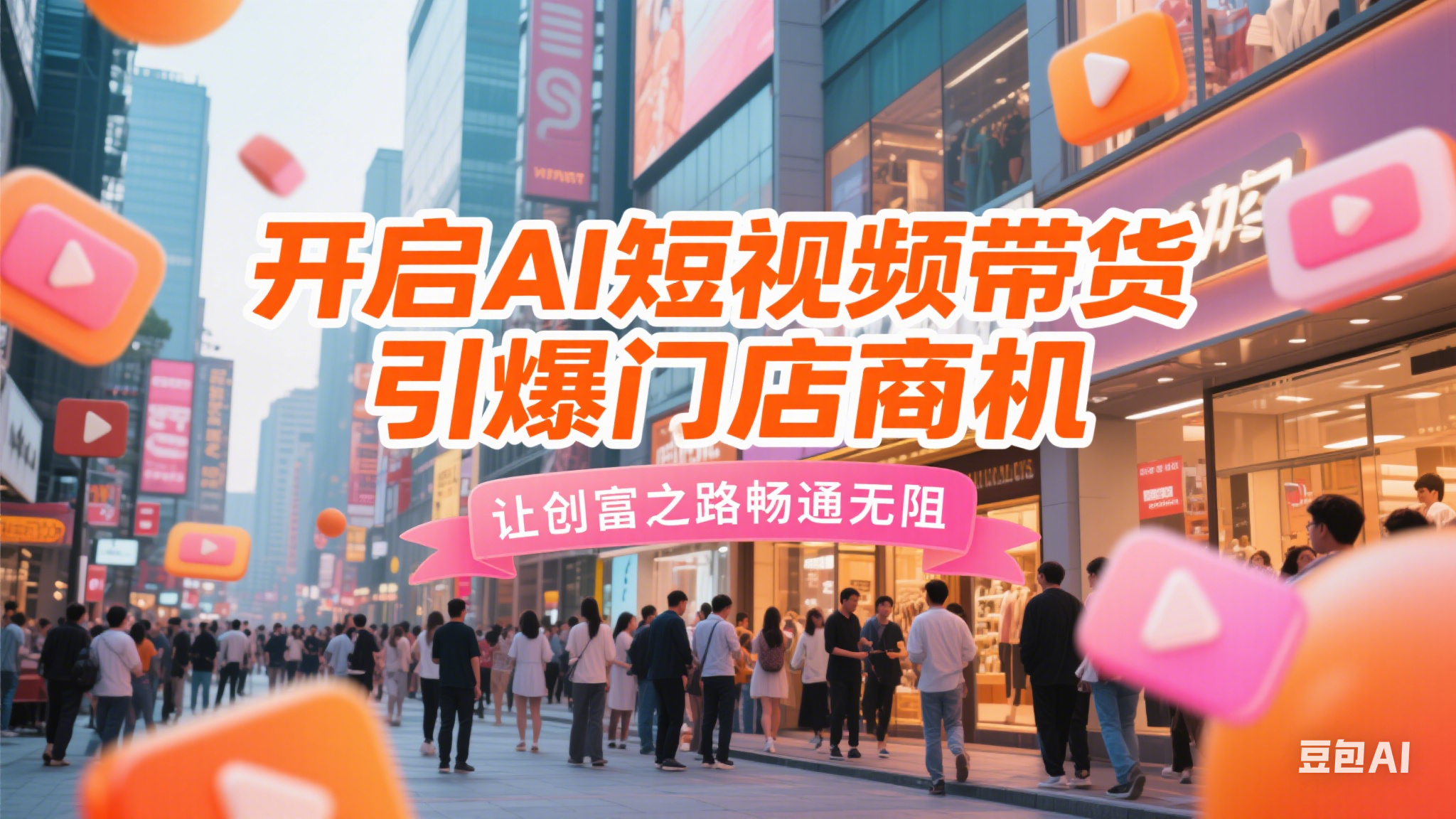 AI短视频创富营跑通视频带货引爆门店获客