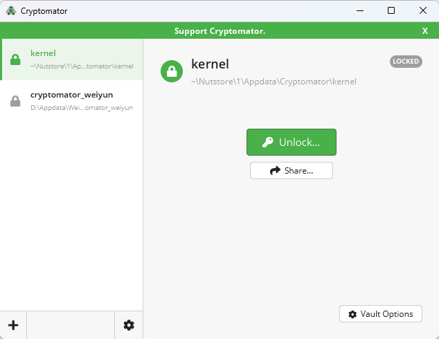 Cryptomator文件加密v1.19.0