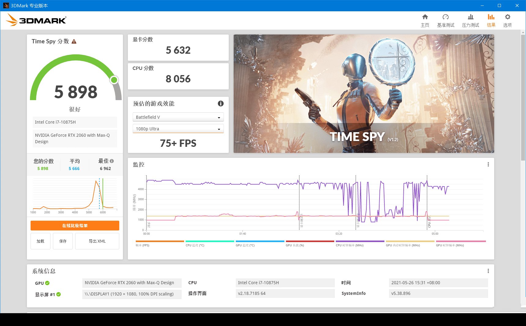 3DMark解锁专业版(显卡跑分软件)2.32.8826